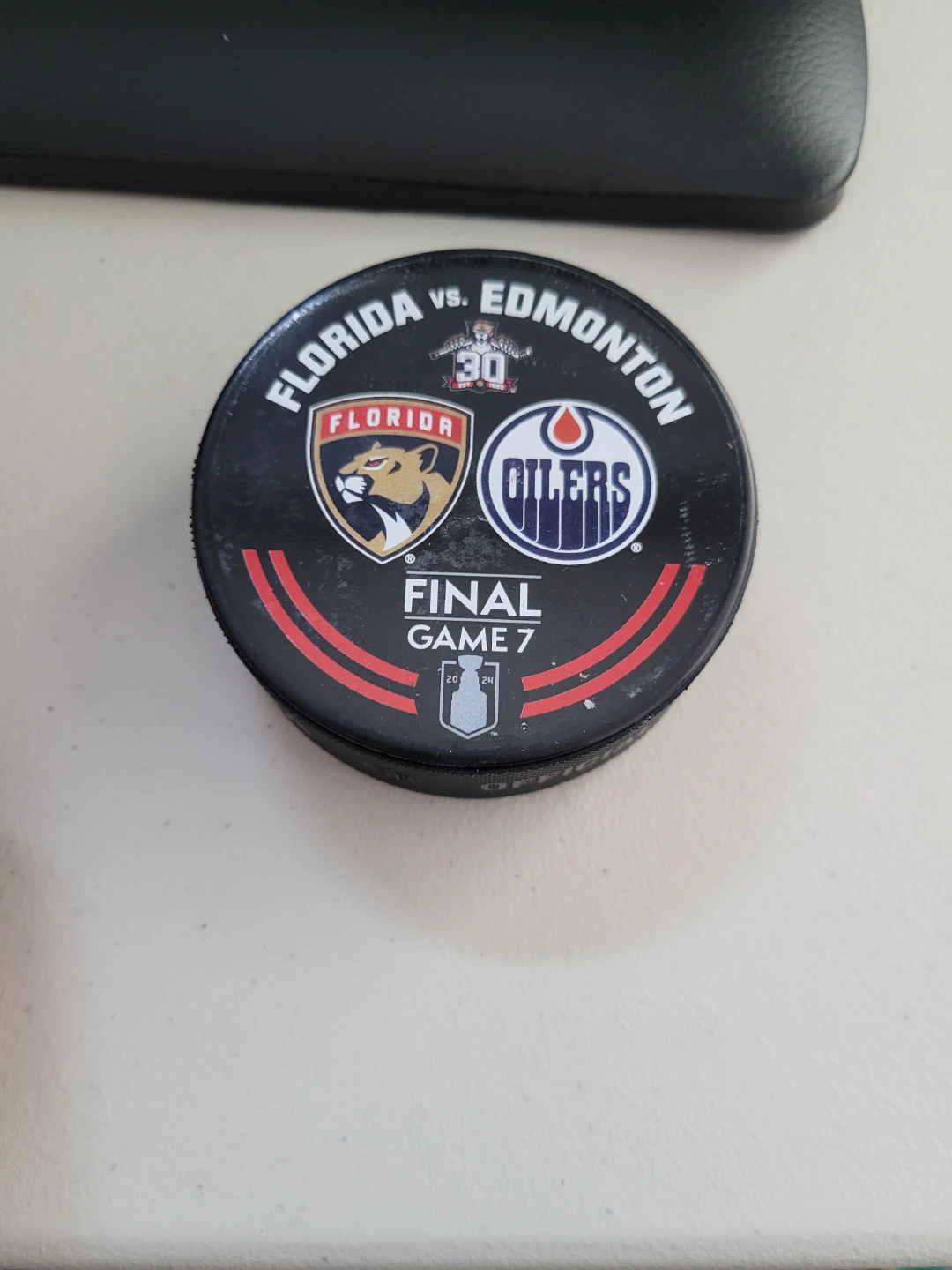2024 Stanley Cup Final Game 7 Warm-Up Puck