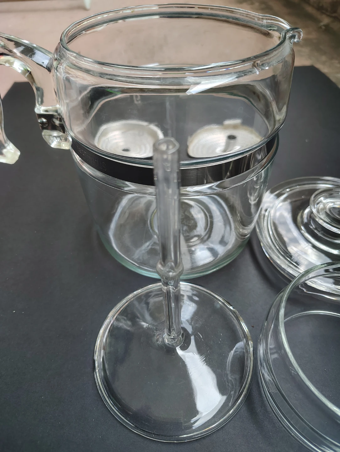 1950s vintage Pyrex Flameware Glass Coffee Percolator - photo 5