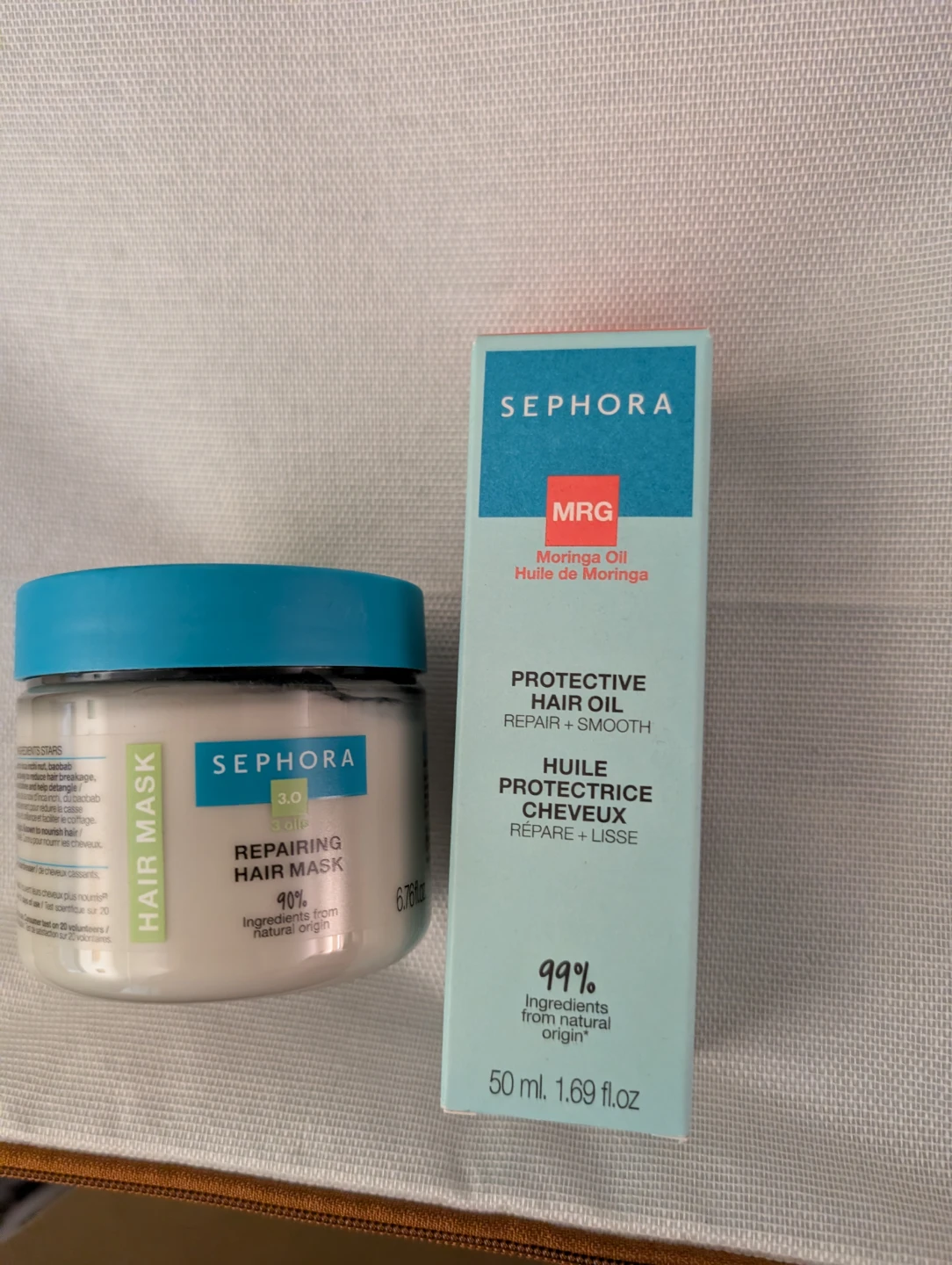 Sephora Hair Mask and Protective Hair Oil Set unopened