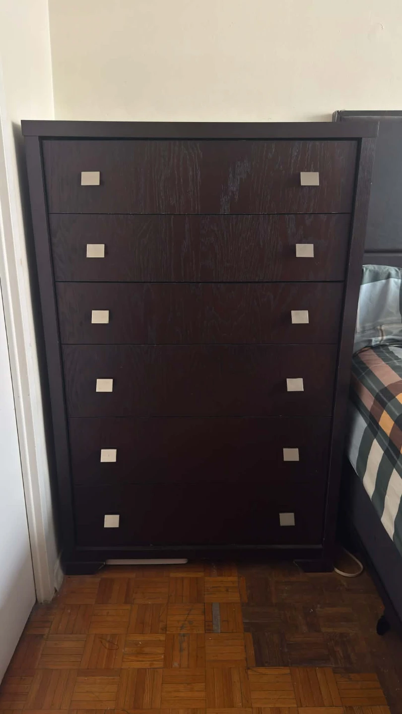 Dark Brown Bedroom Furniture Set - photo 4
