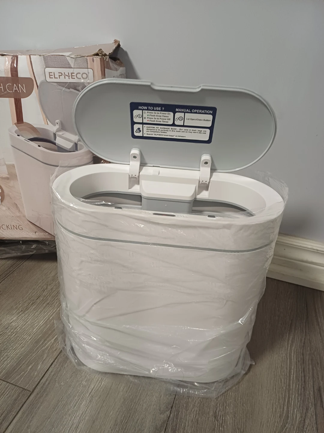 Elpheco Motion Sensor Trash Can