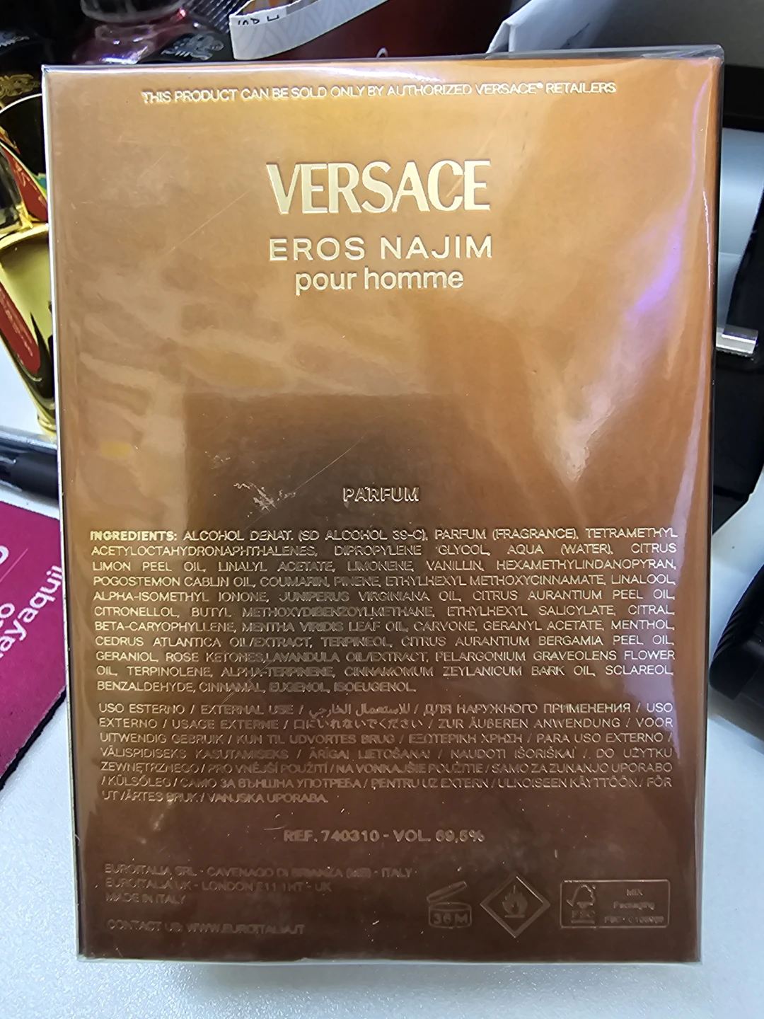 Versace Eros Najim Pour Homme 100ml Parfum - photo 2