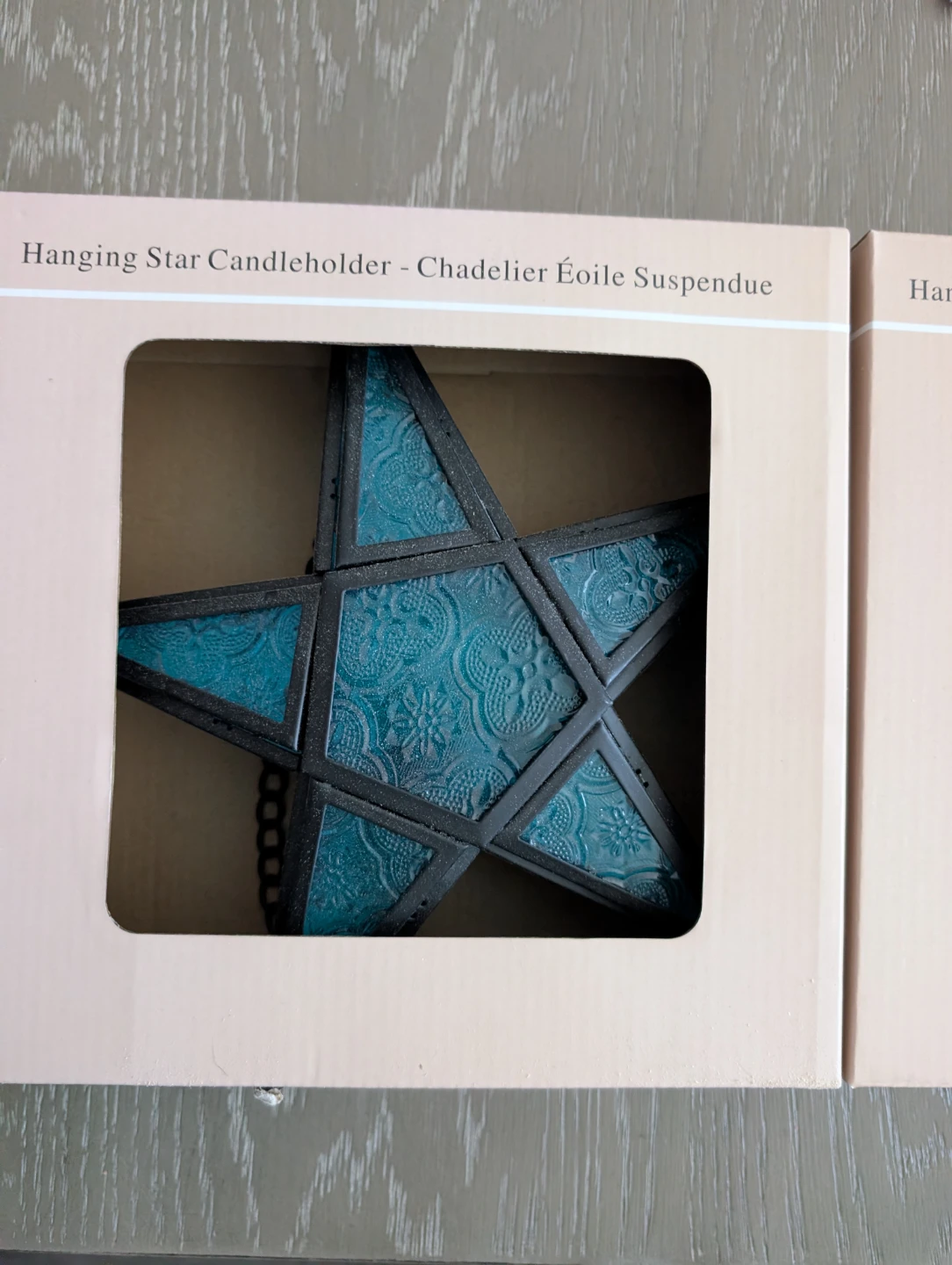 3 Hanging Star Candleholders - photo 2