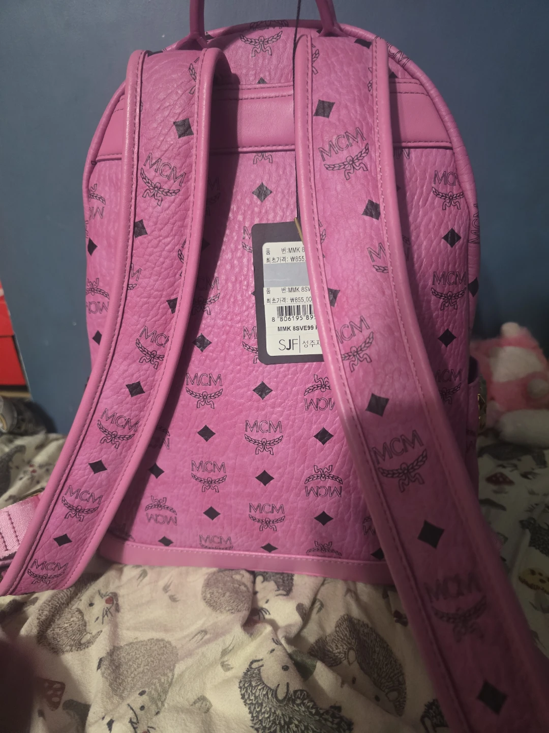 MCM Stark Backpack in Pink - photo 2