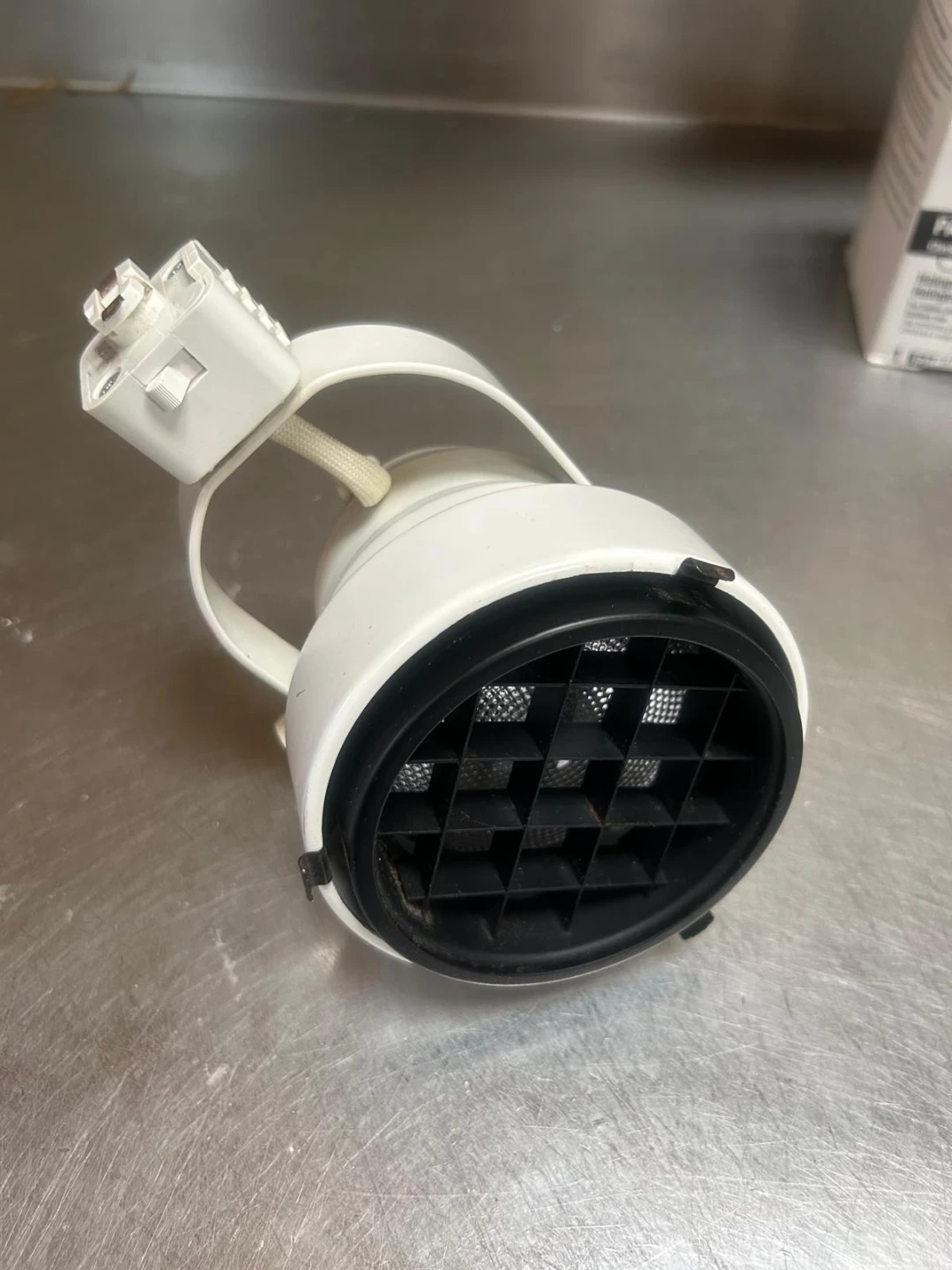White Adjustable Track Lighting Head - photo 3