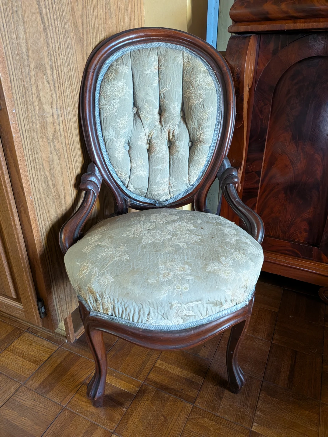 Vintage Style Accent Chairs -Queen Anne