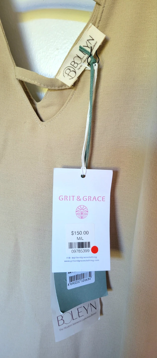 NEW ($150 retail) - Boleyn V-neck Maxi Dress - Size M/L - photo 3