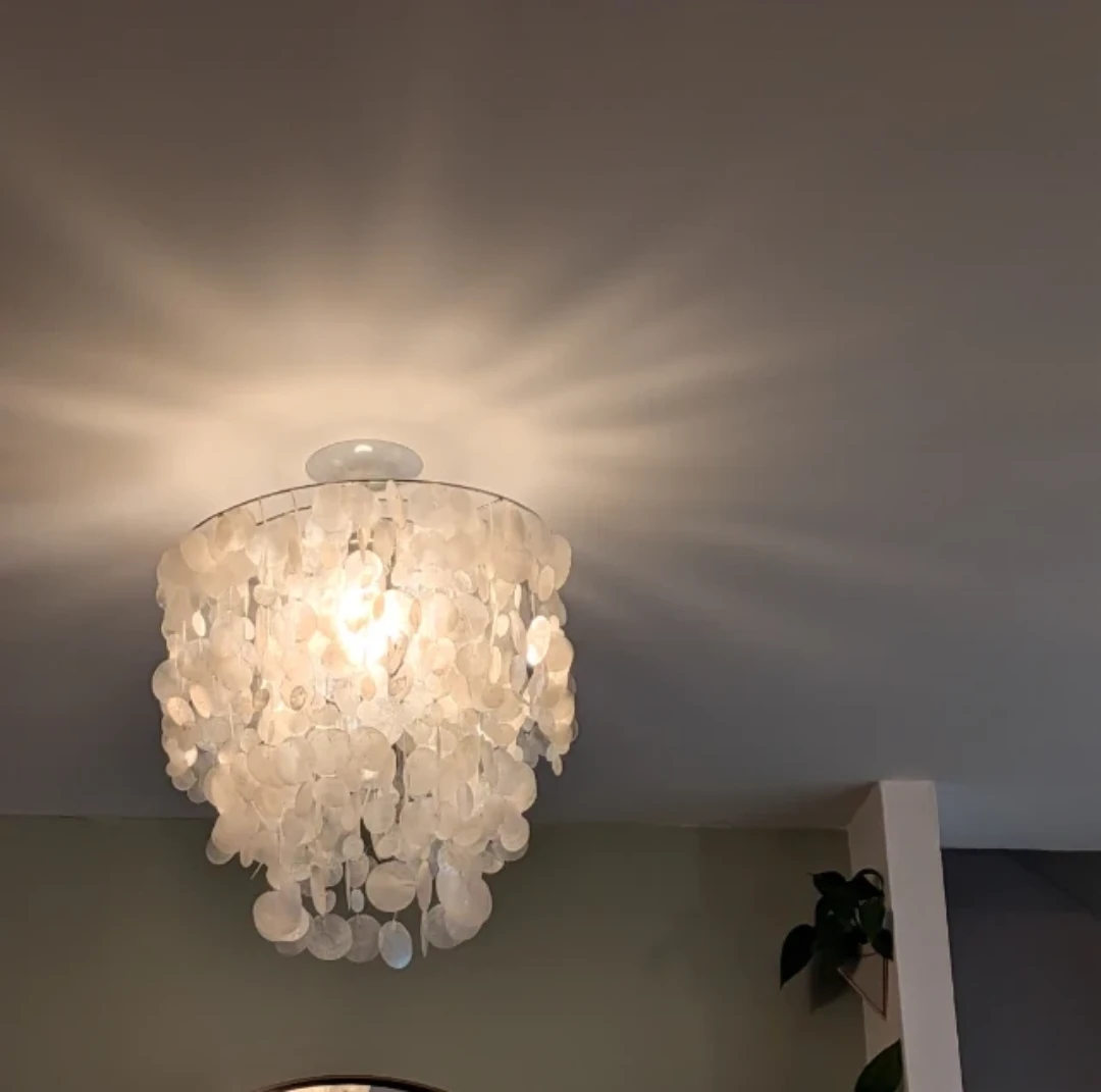 Gorgeous Capiz Shell Chandelier