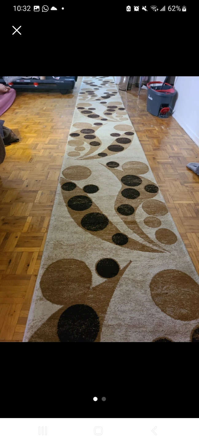 Abstract Pattern Hallway Runner Rug