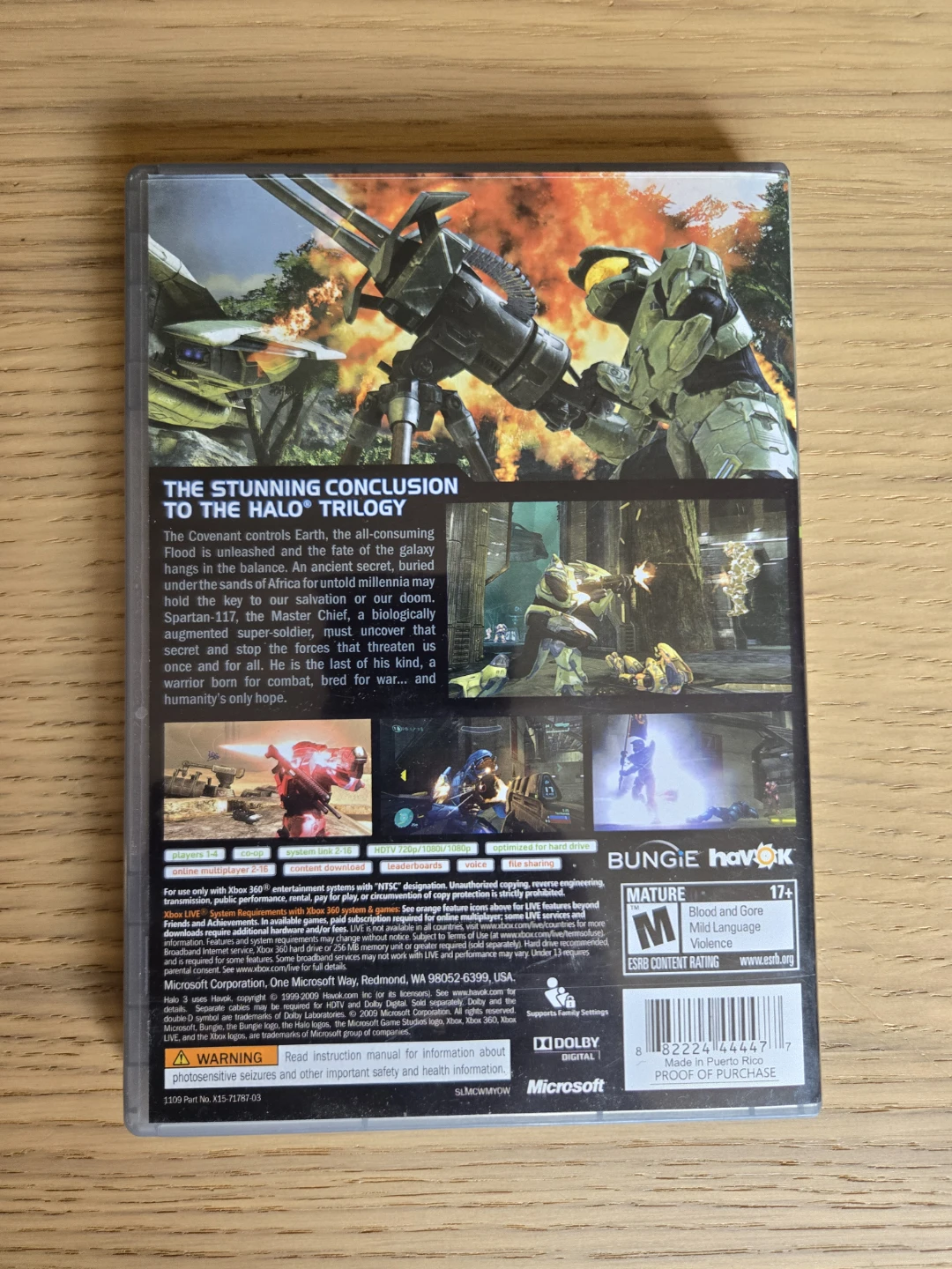 Halo 3 + Poster Xbox 360 - photo 3