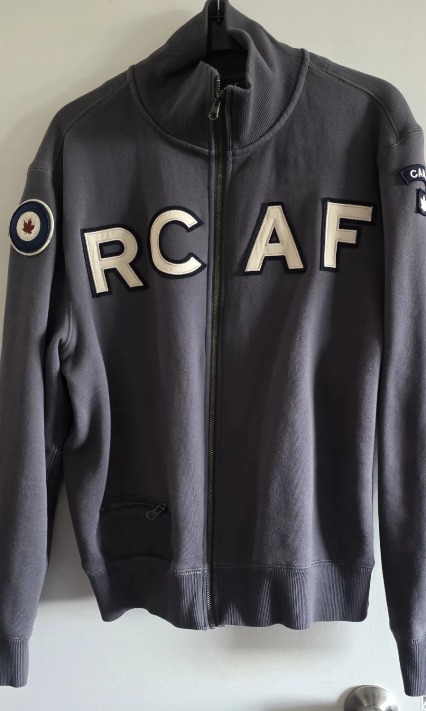 RCAF Grey Full-Zip Jacket