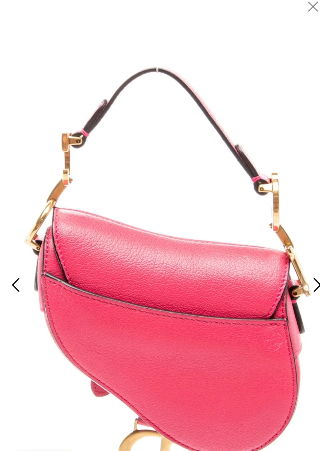 Christian Dior Mini Saddle Bag in Pink - photo 3