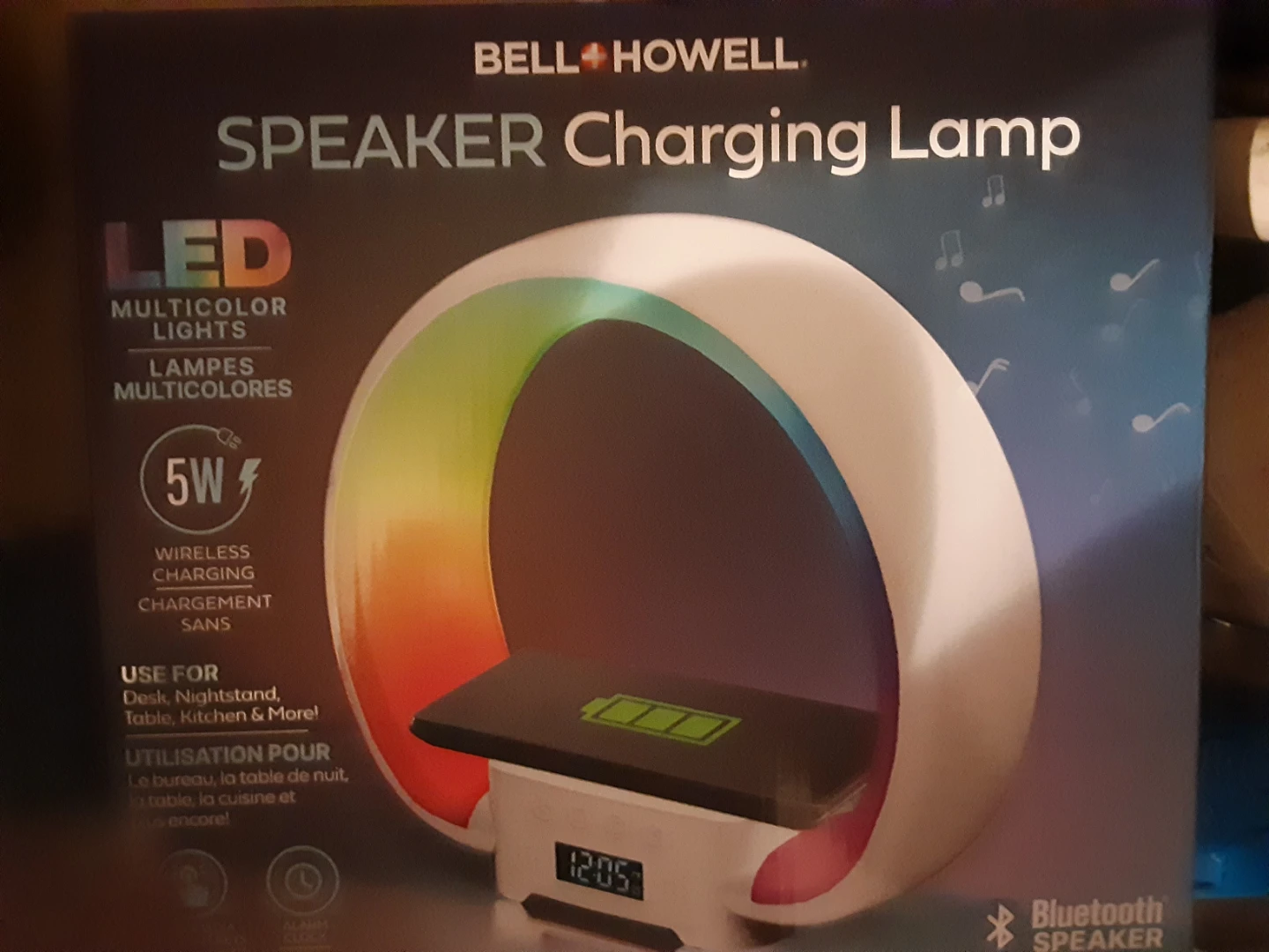 Bell + Howell Speaker Charging Lamp