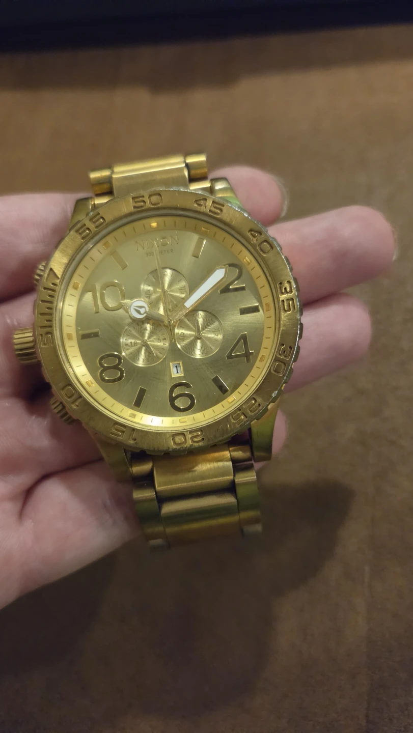 Nixon The 51-30 Chrono Gold Tone Watch