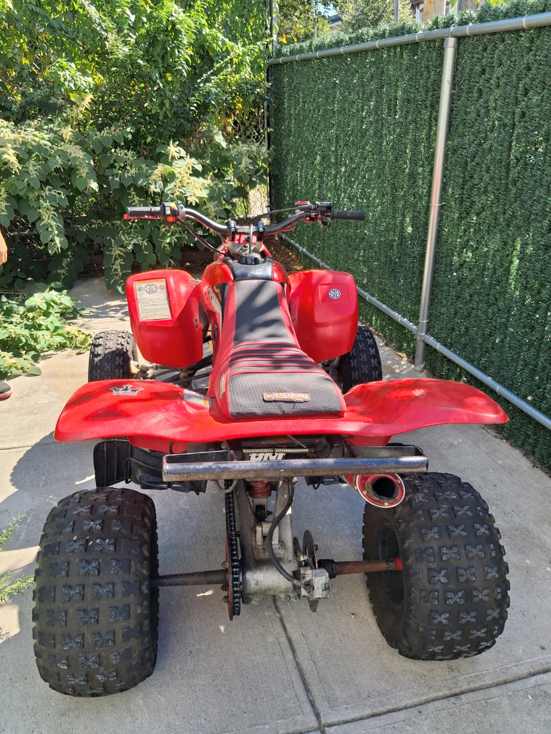 Red Honda ATV Four-Wheeler