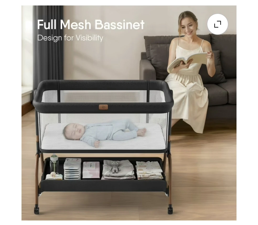 BabyBond 3-in-1 Baby Bassinet Bedside Sleeper - photo 5