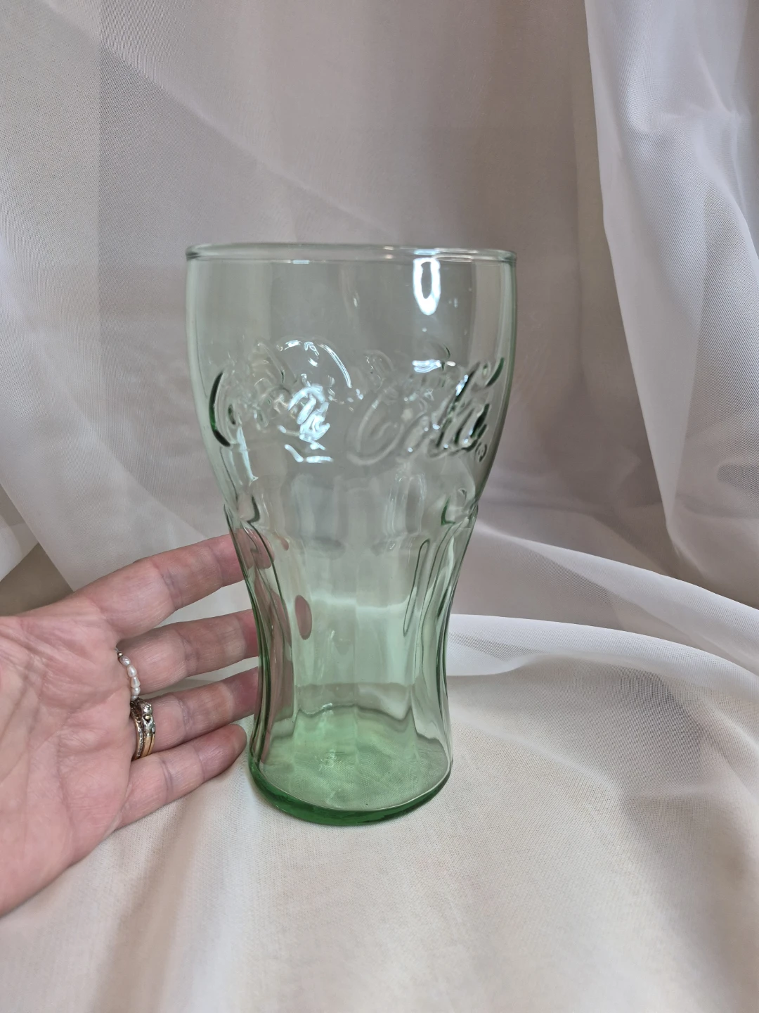 Large Anchor Hocking Coca-Cola Glass Coke Glass - photo 4