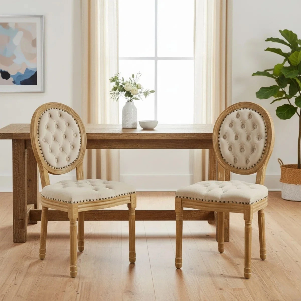 Ophelia & Co. Upholstered Dining Chairs (Set of 2)