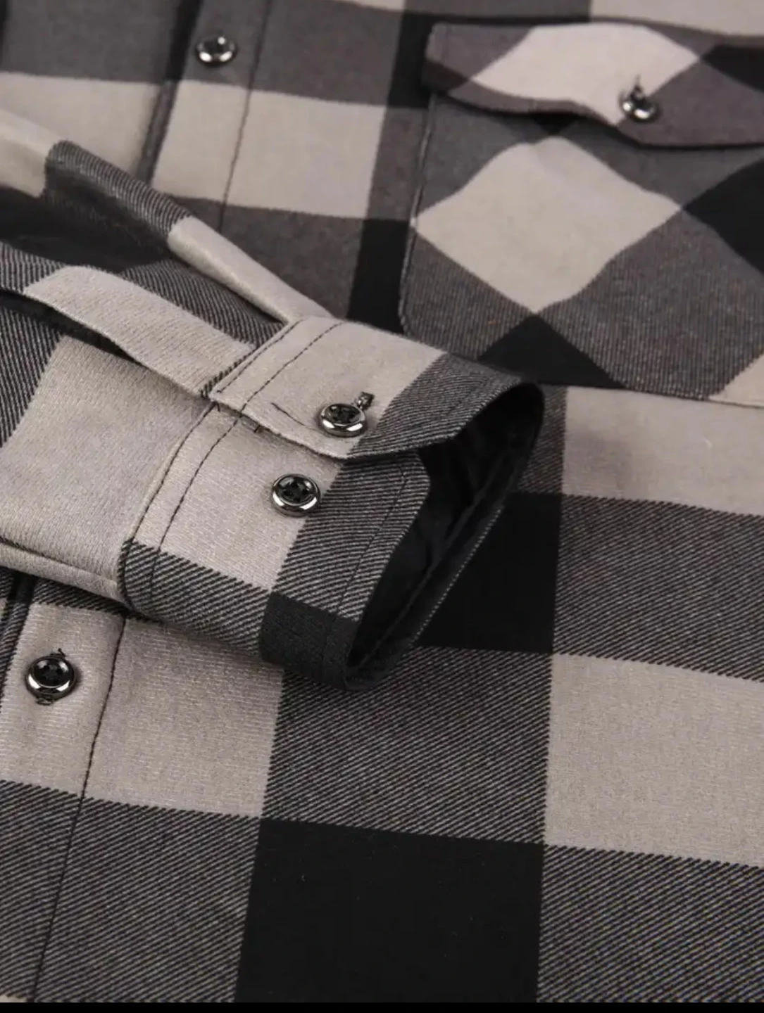 Fleece Lined Plaid Shirt - photo 3