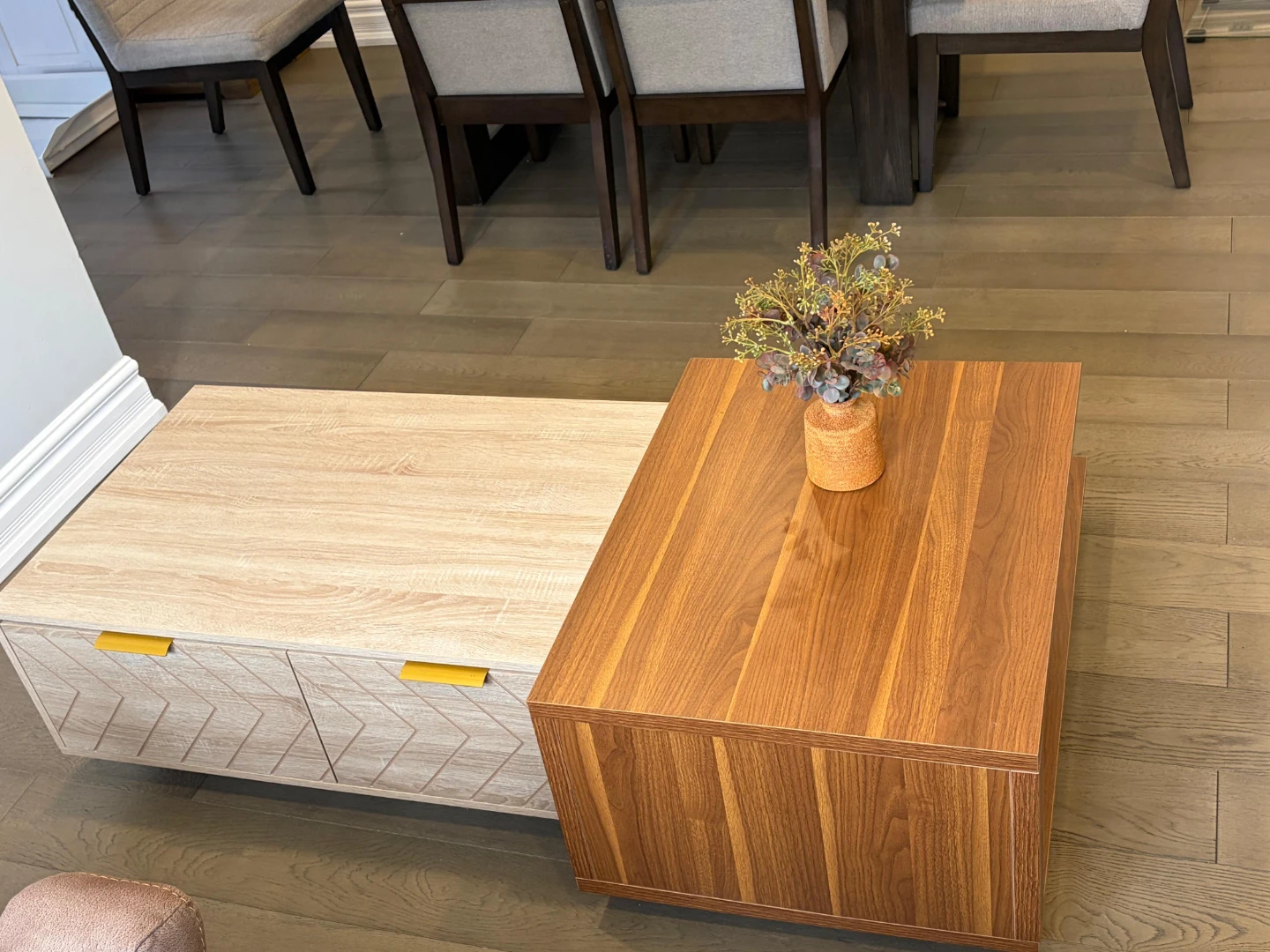 Modern Two-Tone Coffee Table