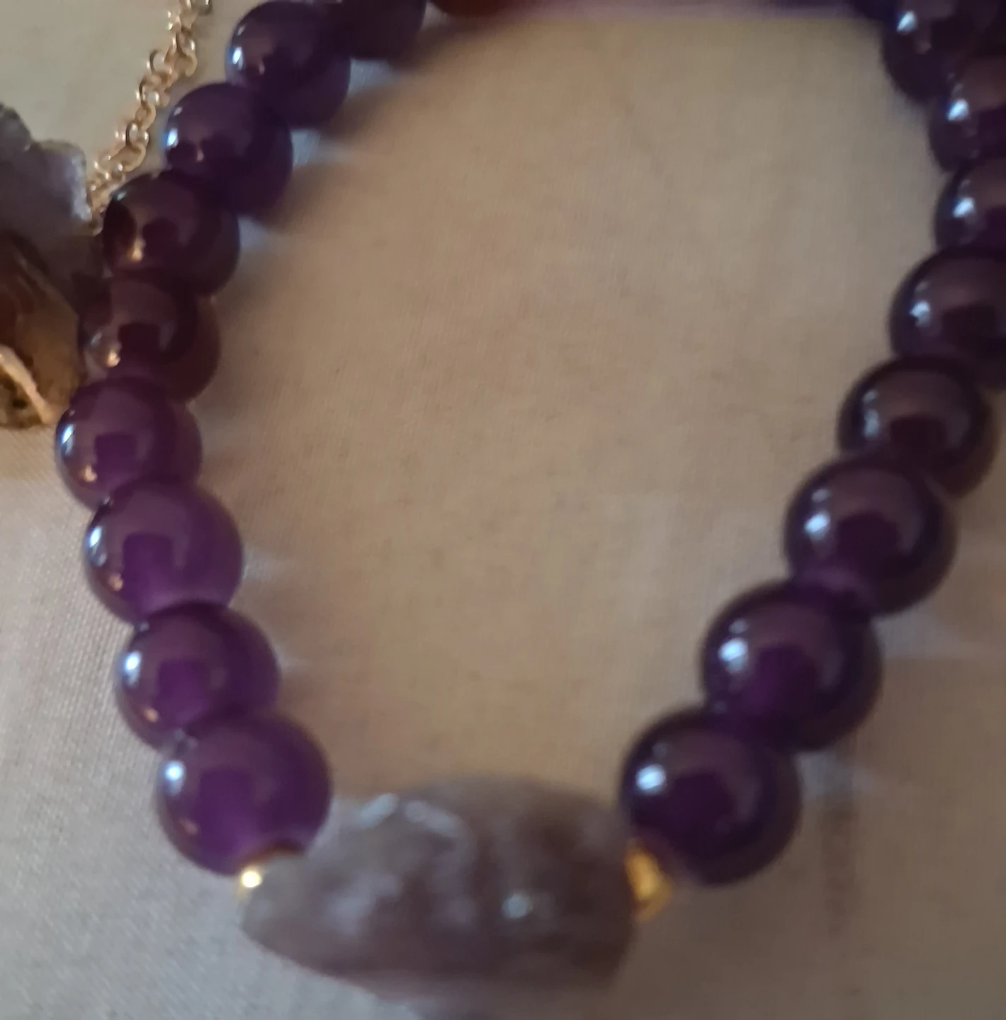 Amethyst Necklace and Bracelet Set - photo 5