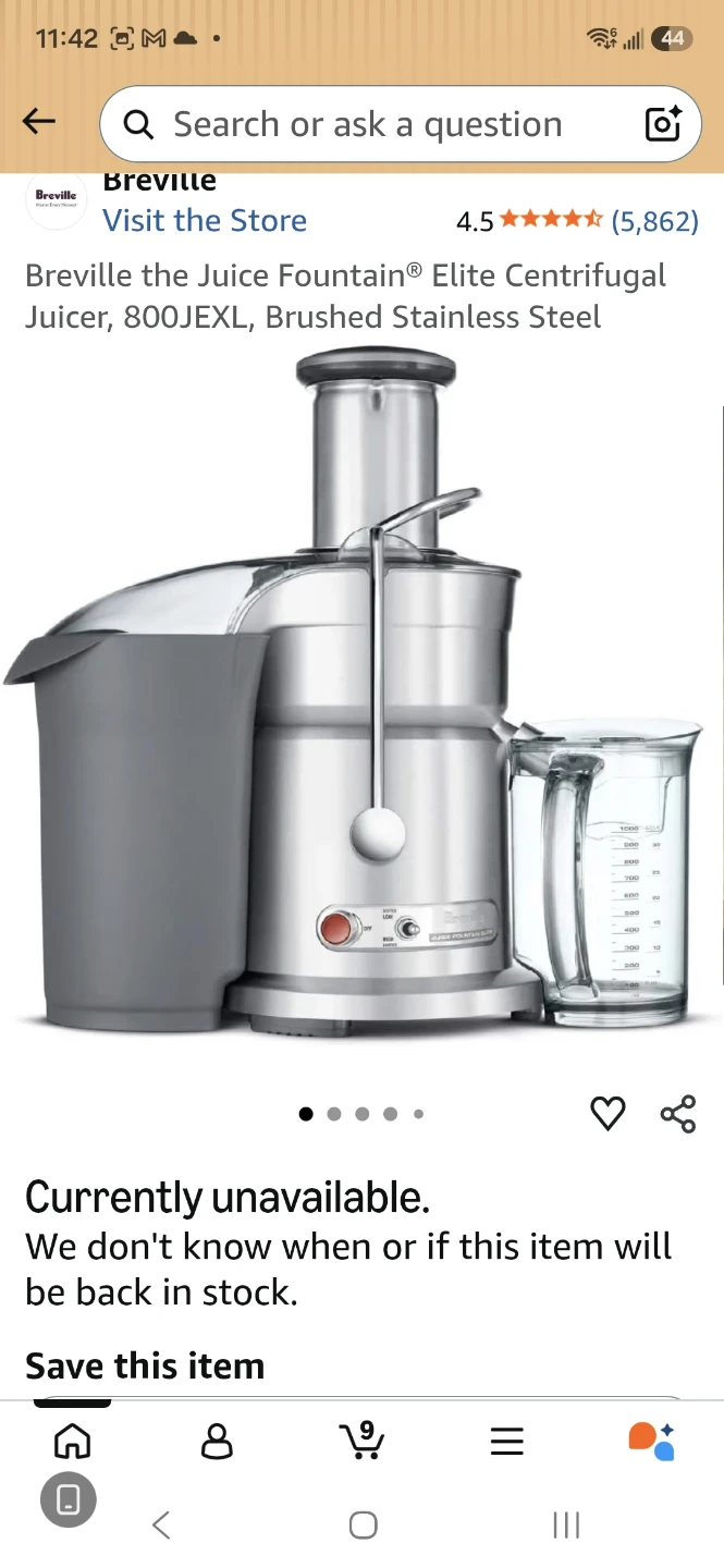 Breville Juice Fountain ELITE CENTRIFUGAL JUICER - photo 2