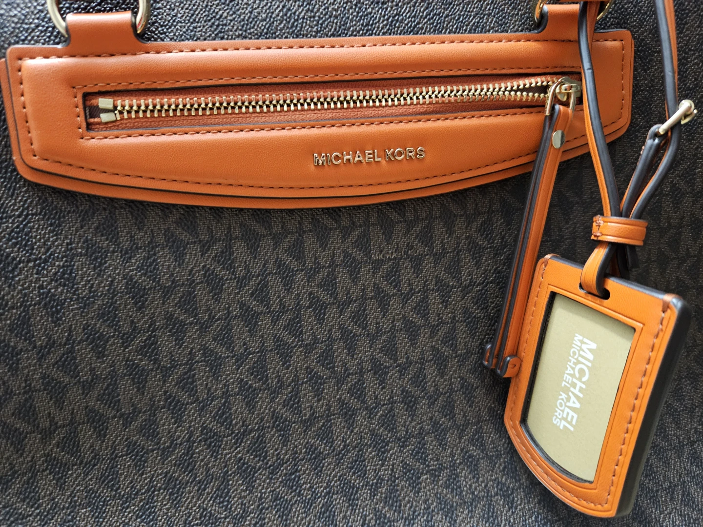 Michael Kors Jet Set Travel Signature Logo Tote Bag - photo 4