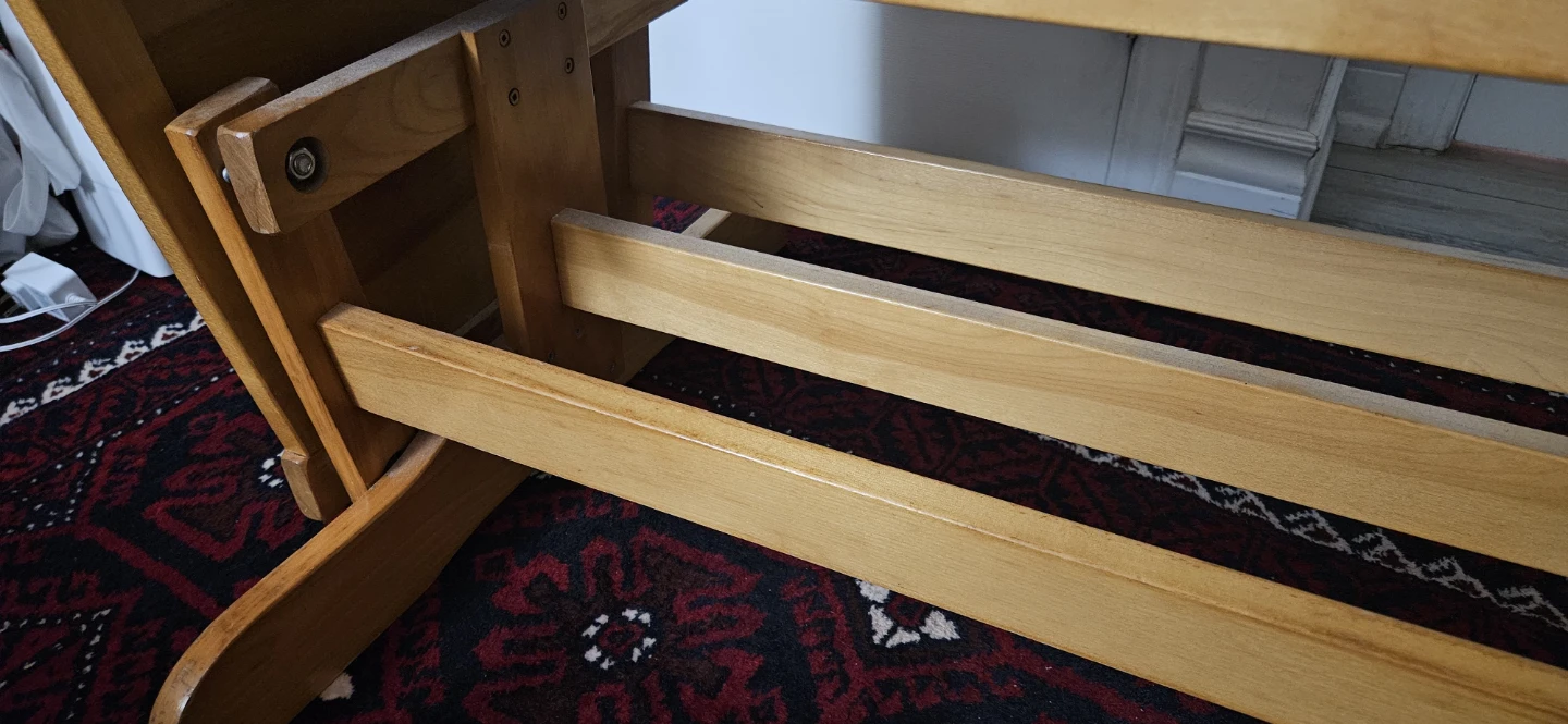 Beautiful Wooden Baby Cradle / Rocking Crib - photo 2