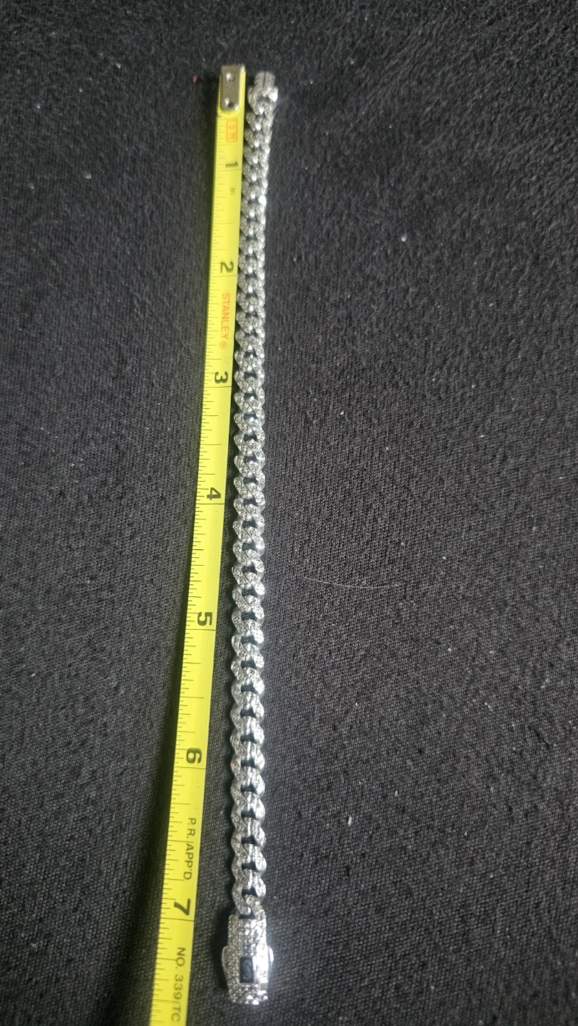 18k white gold monacco bracelet - photo 5
