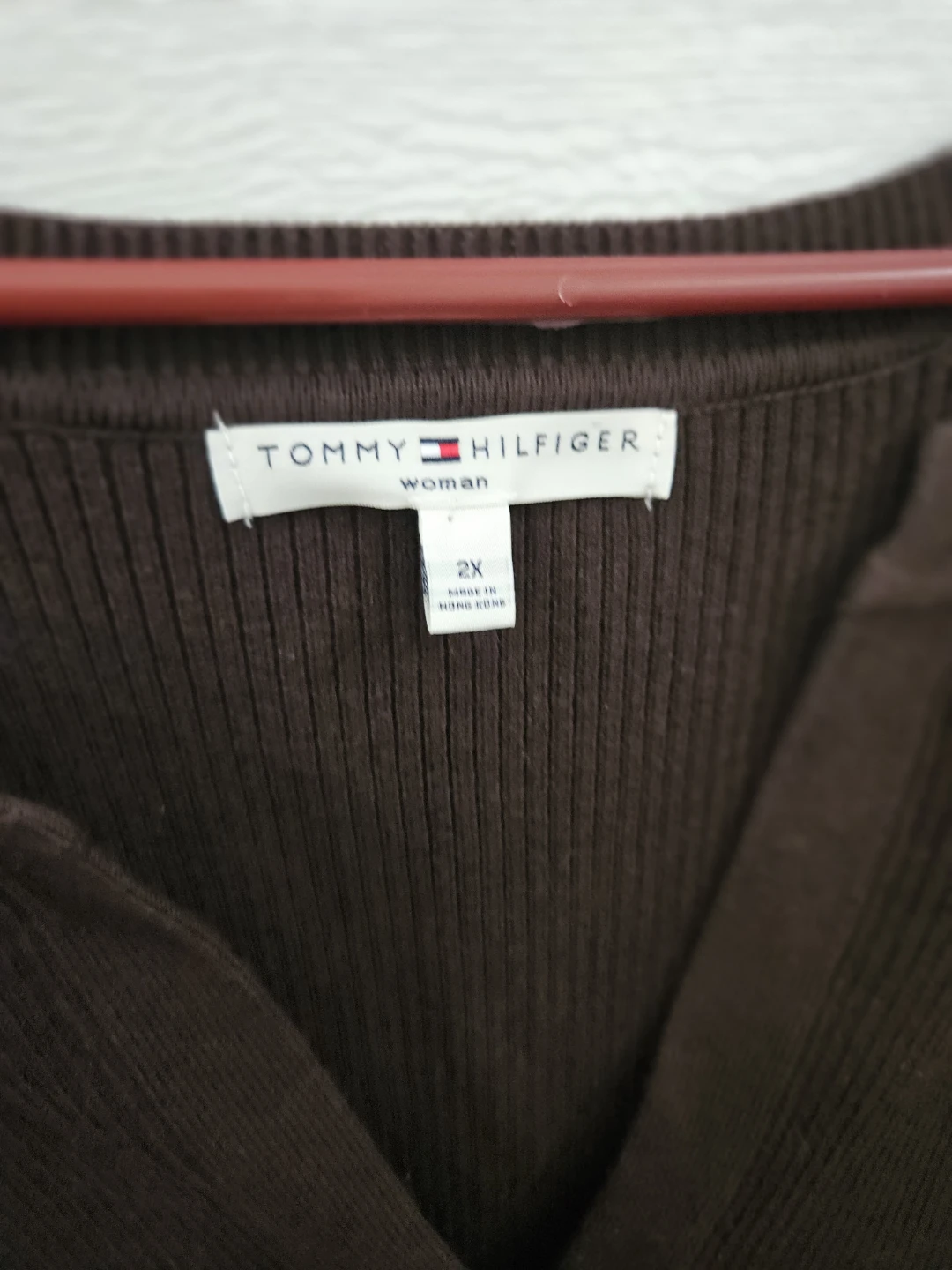 Tommy Hilfiger Women's Ribbed Sweater - Brown - photo 2