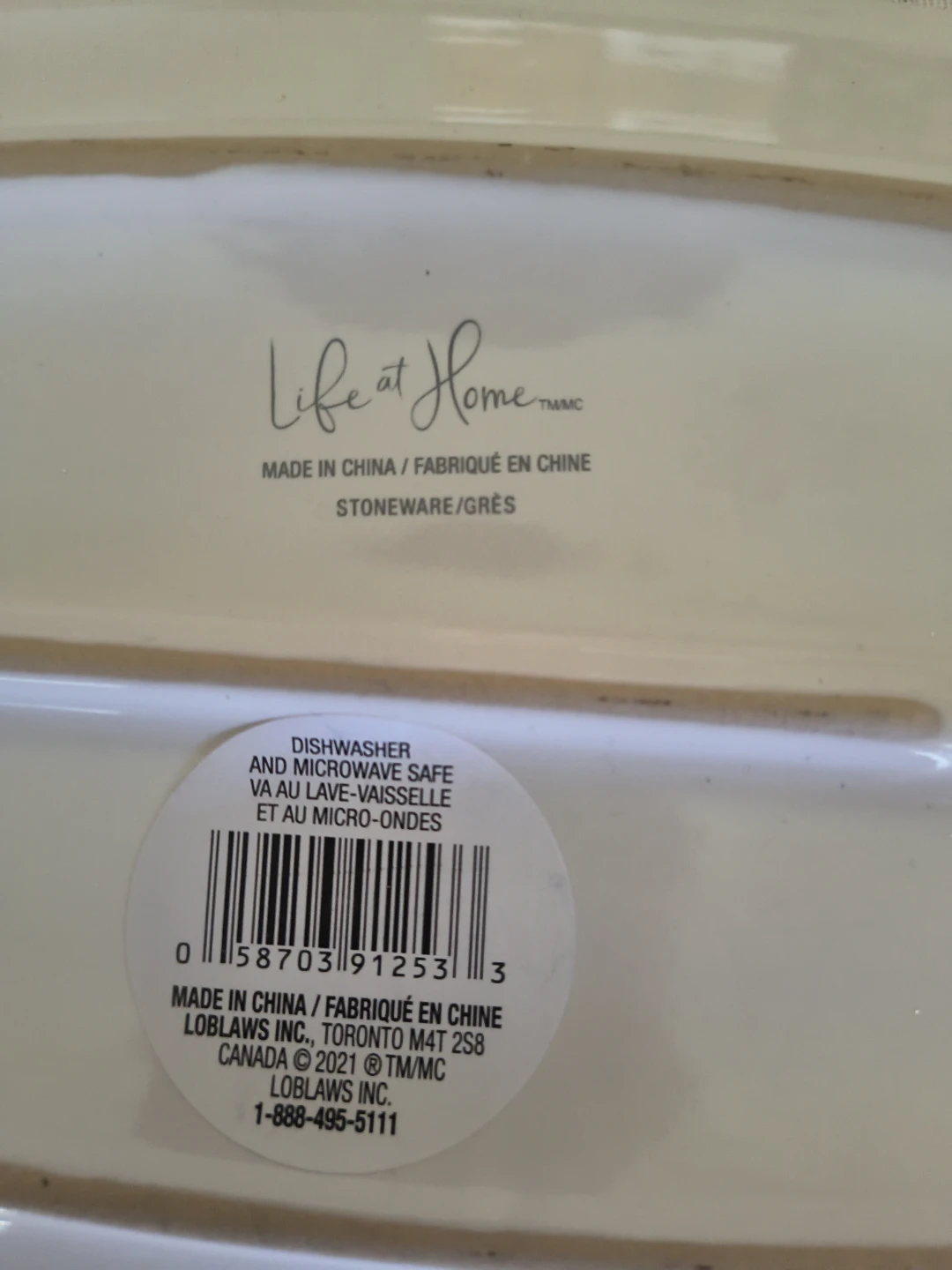 Life at Home floral oval stoneware platter - photo 3