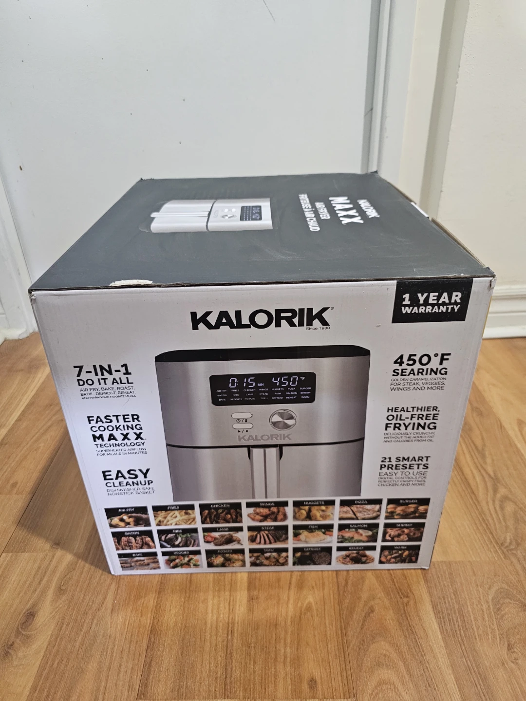 KALORIK MAXX Stainless Steel Digital Air Fryer Oven, 6 QT. 🏈 - photo 2