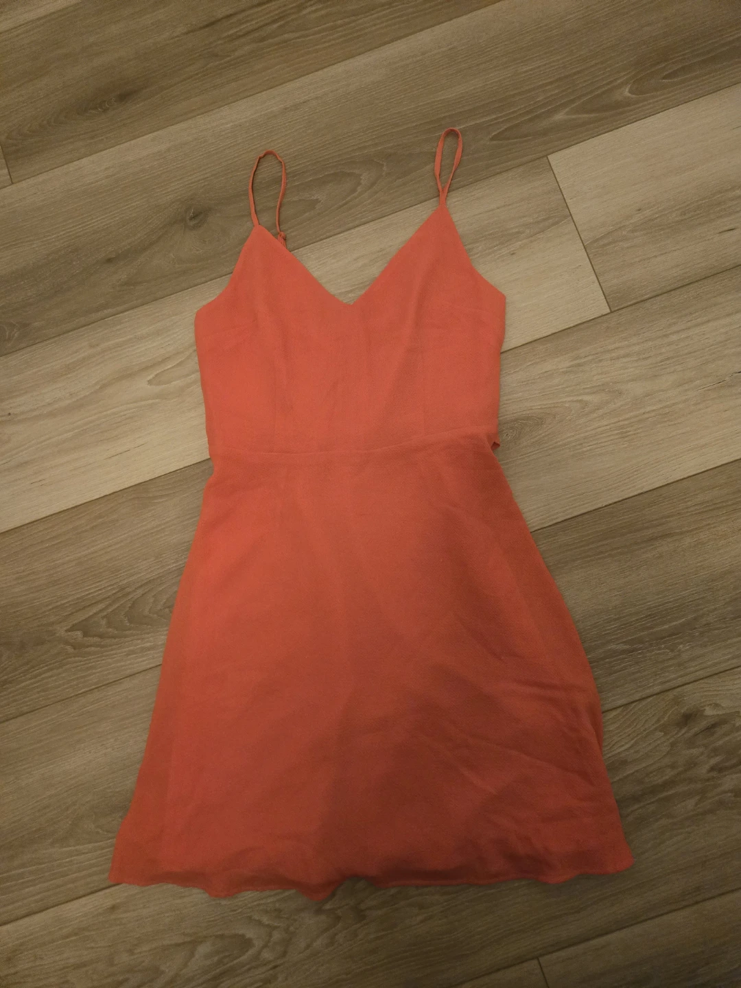 Dynamite Coral Tie-Back Dress XS