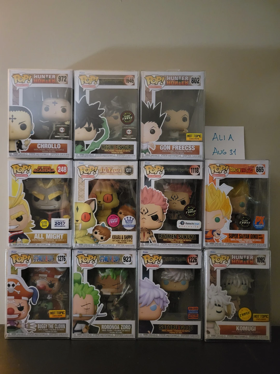 Funko Pop! Vinyl Figures - Various Anime Series