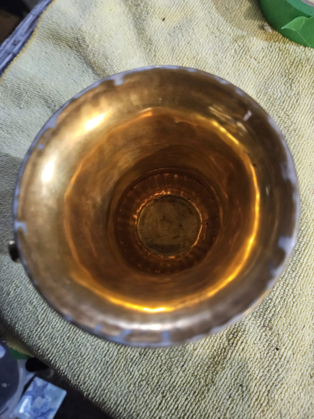 Vintage Cobalt Blue and Gold Porcelain Teacup - photo 4