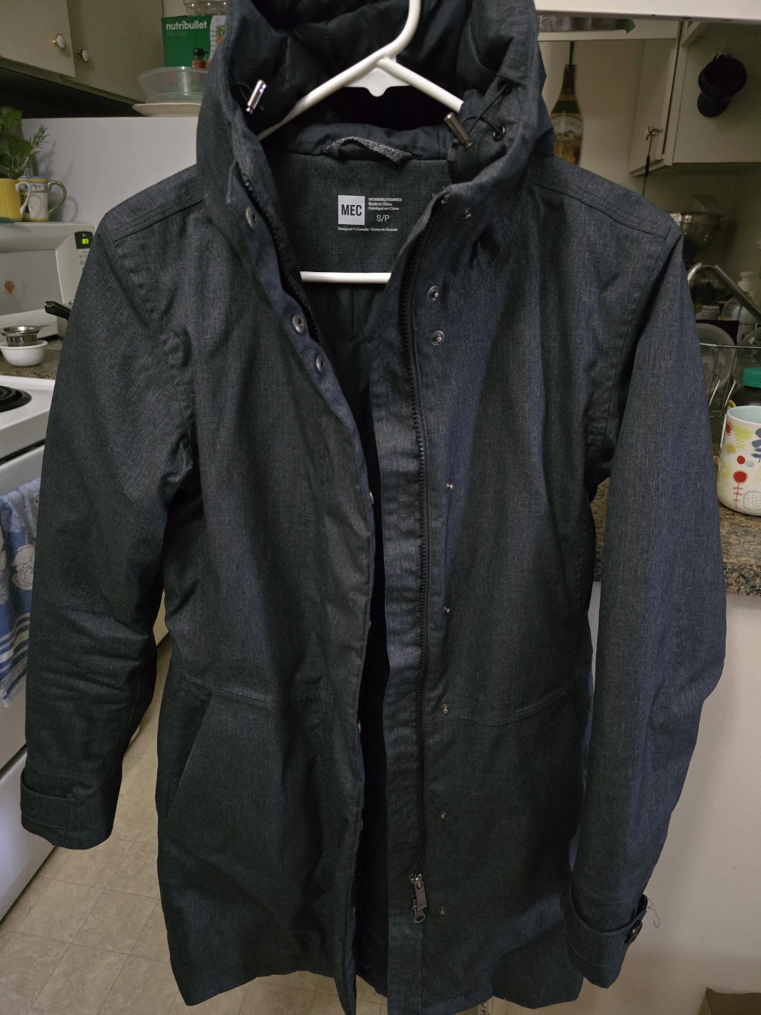 MEC Women's Hooded Jacket 3/4 length
