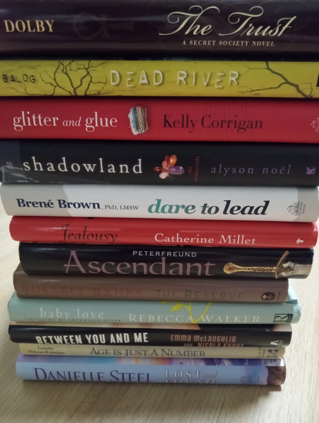 Assorted Collection books $15 stack. Moving sales.