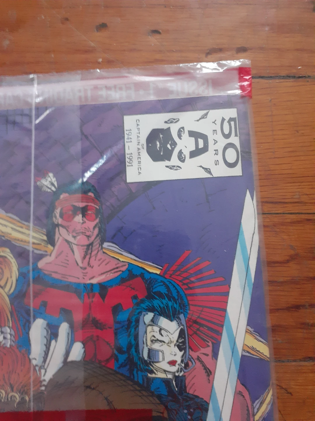 X-FORCE #1 (1991) SEALED POLYBAG – PRISTINE WITH DEADPOOL CARD - photo 3