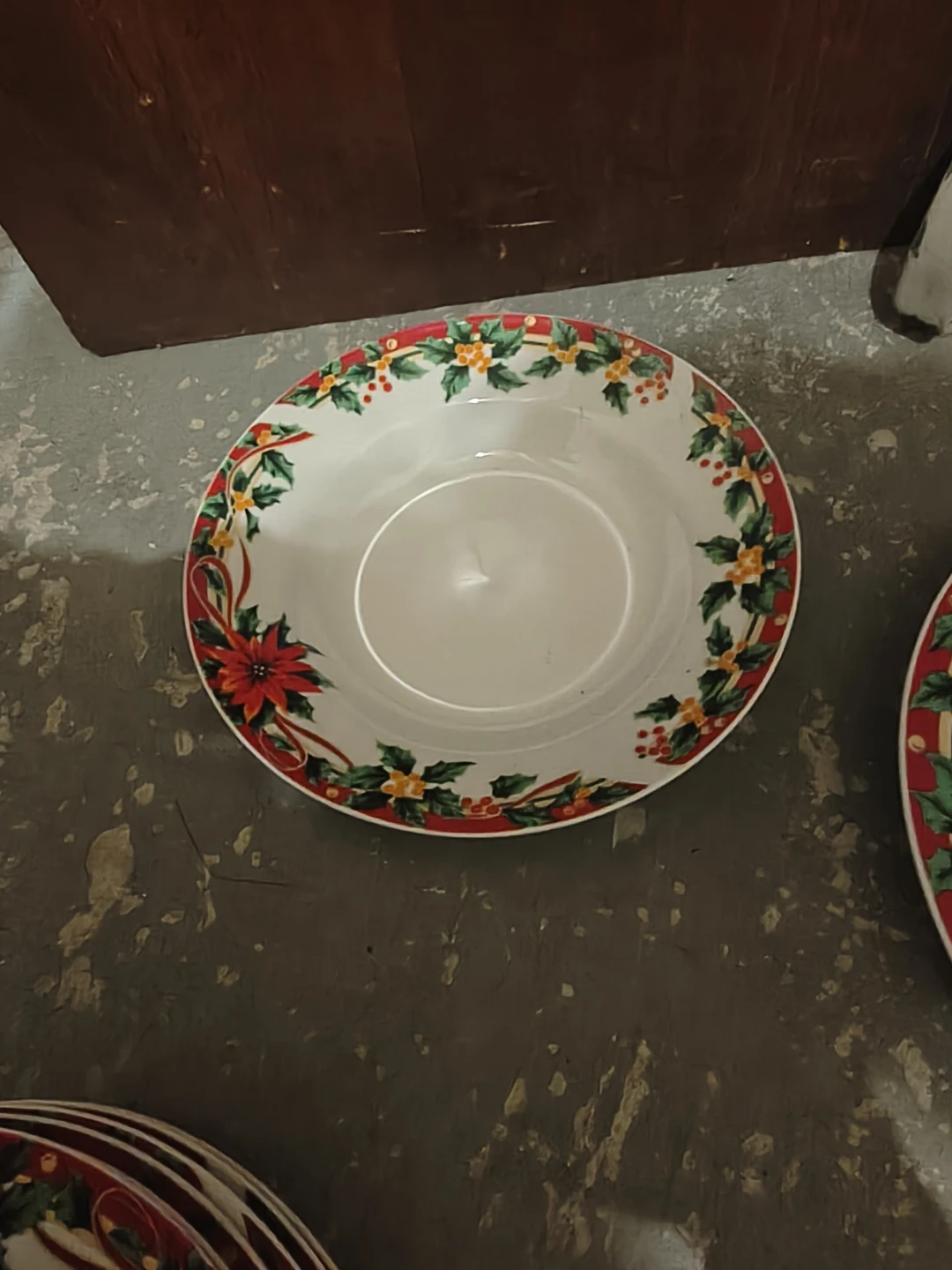 20 PC's Christmas Poinsettia Tea Cup and Saucer Set - photo 5