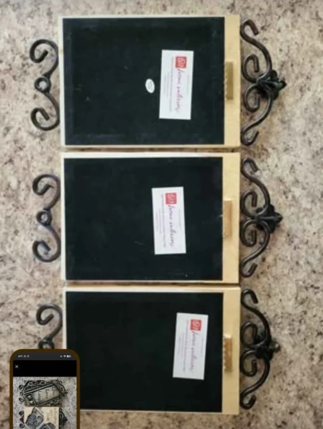 Set of 3 Decorative Wall Plaques 🏈 - photo 4