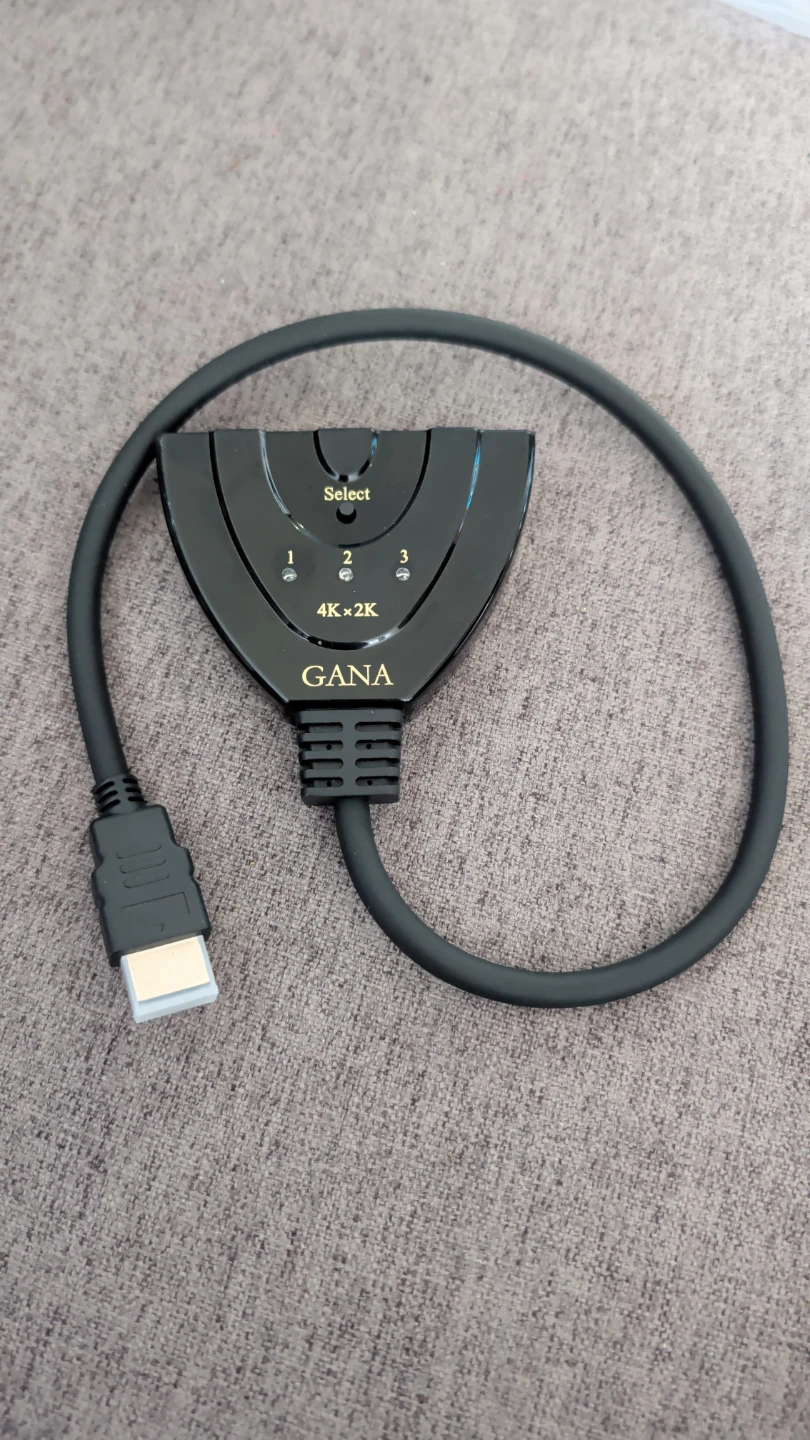 GANA 3-Port HDMI Switch 4K