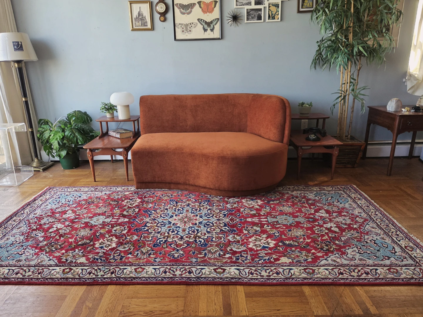 Authentic Najafabad Hand-Knotted Wool Area Rug / Runner - photo 4
