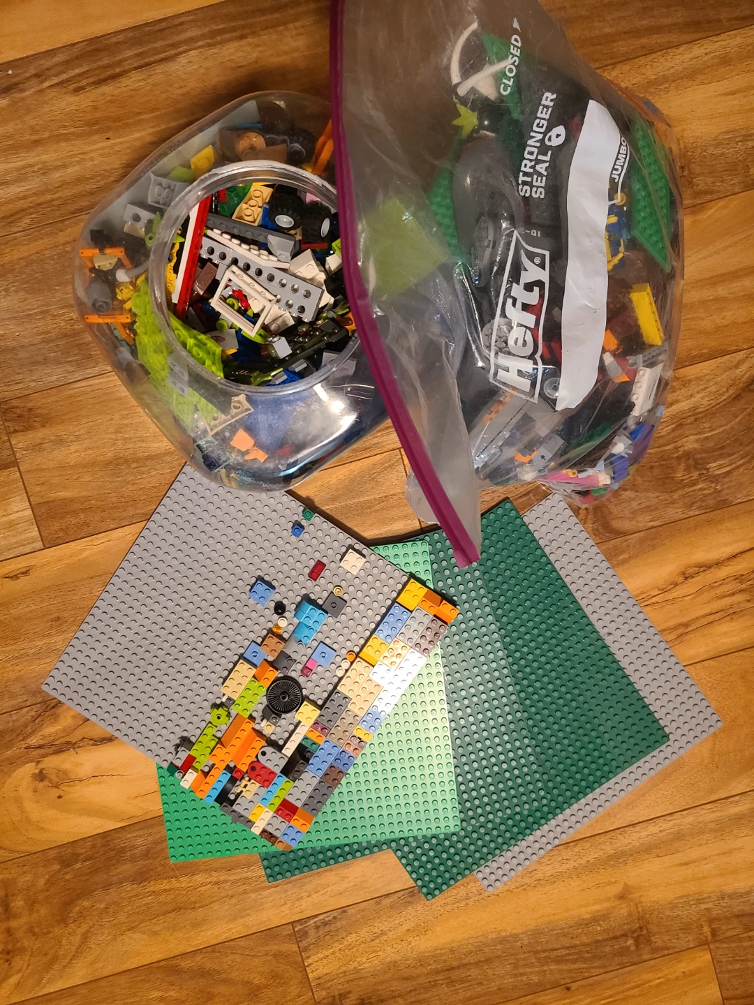 Assorted LEGO Multi Building-sets-blocks and 10" Baseplates - photo 4