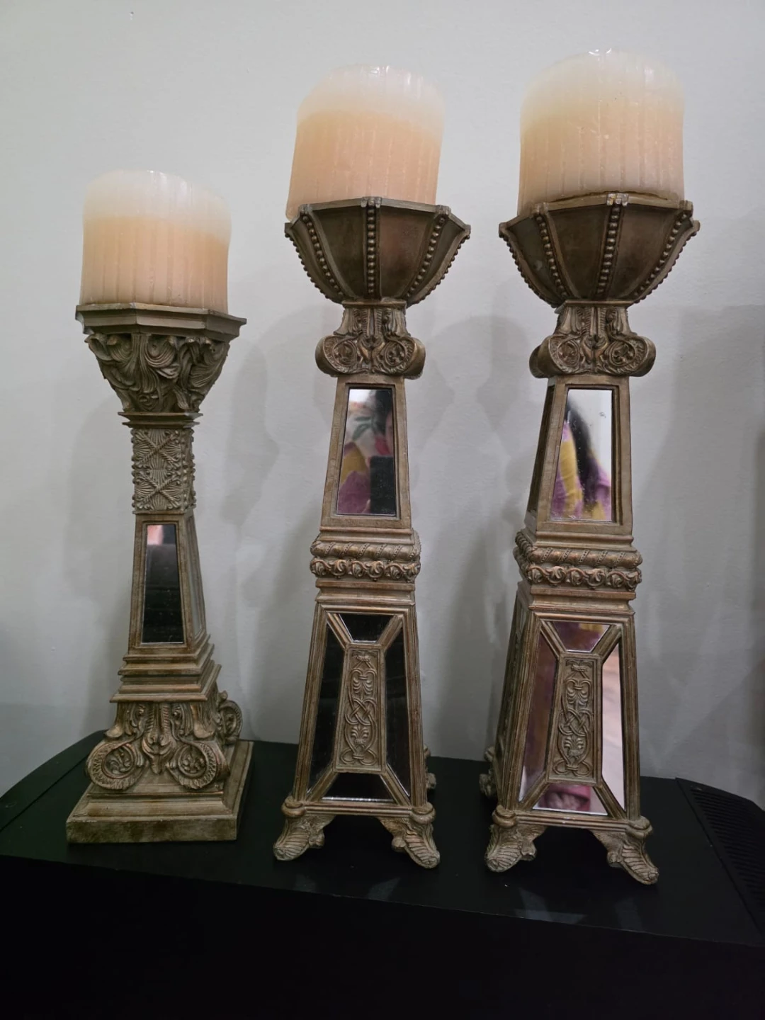 Set of 3 Decorative Candle Holders