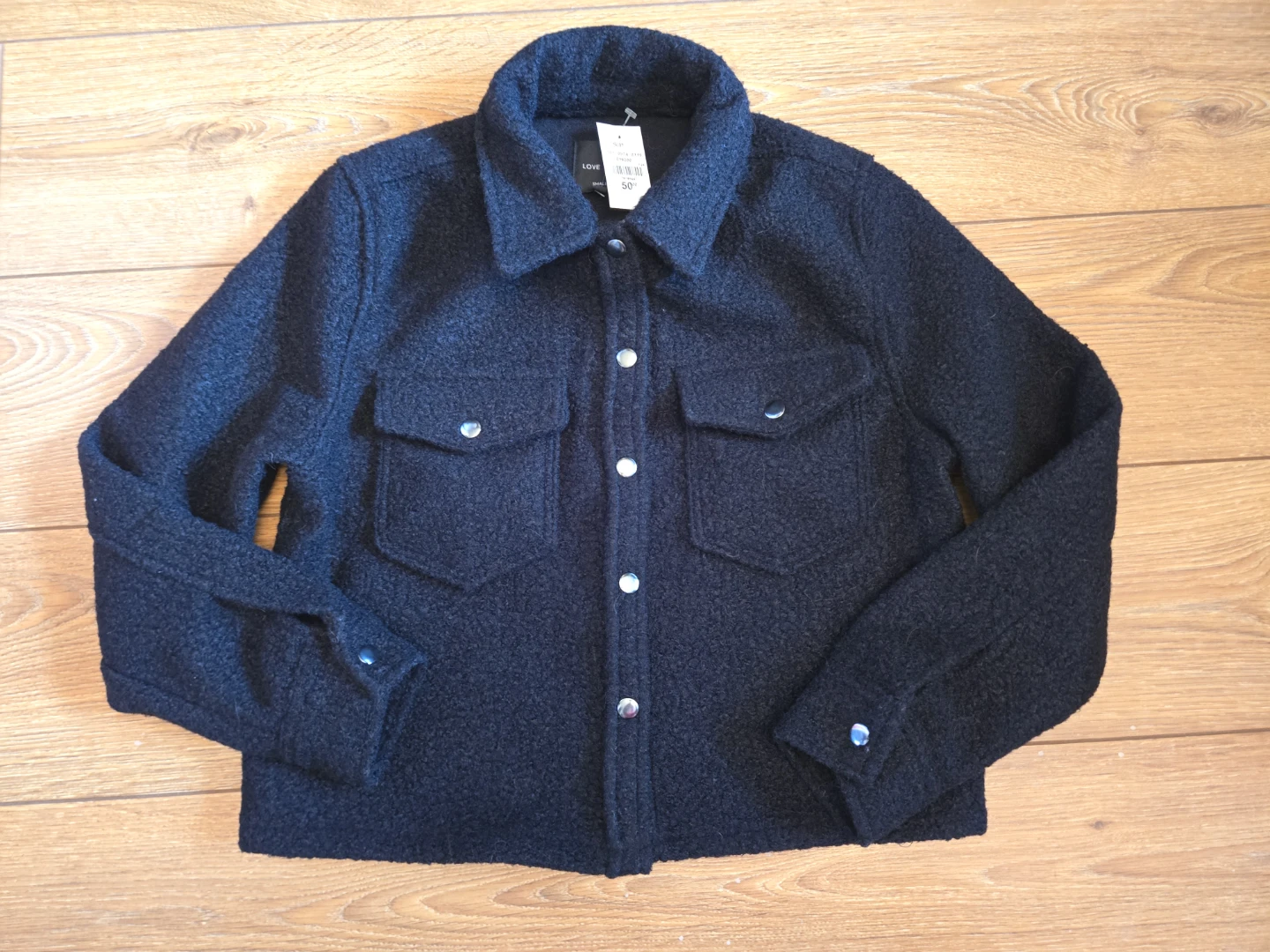 NEW Black Shacket Small