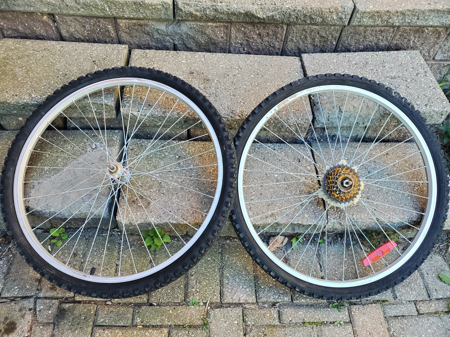 Pair of 26-inch Mountain Bike Wheels