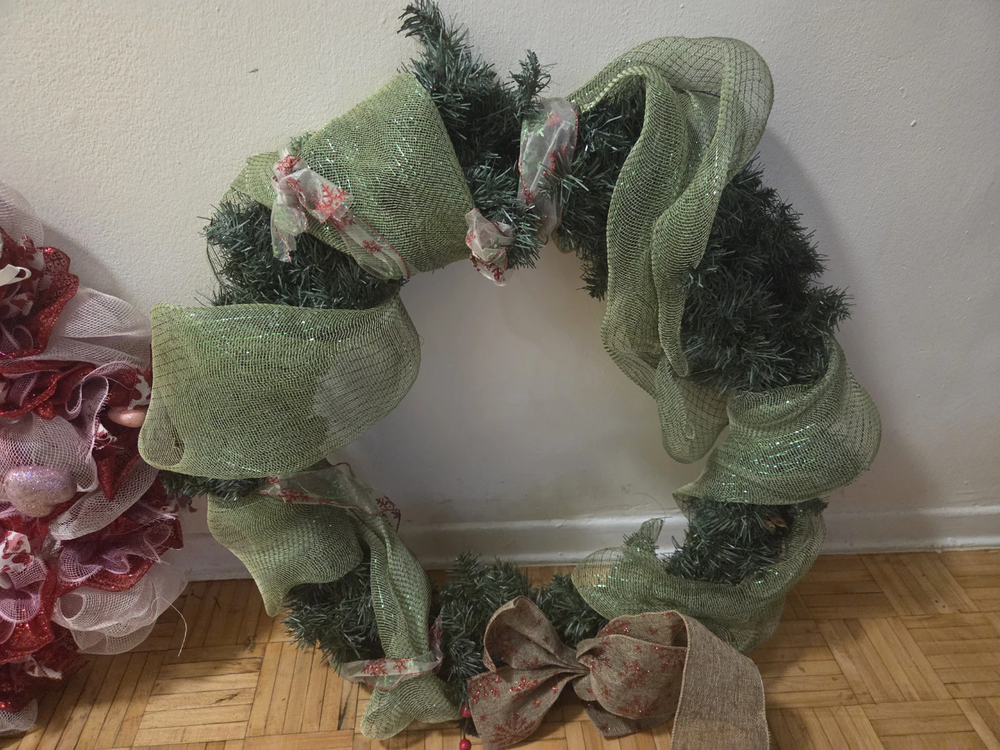 Green Decorative Christmas Wreath