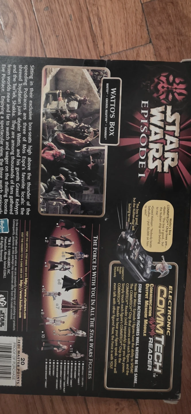 Star Wars Episode I Watto's Box CommTech Action Figures - photo 5