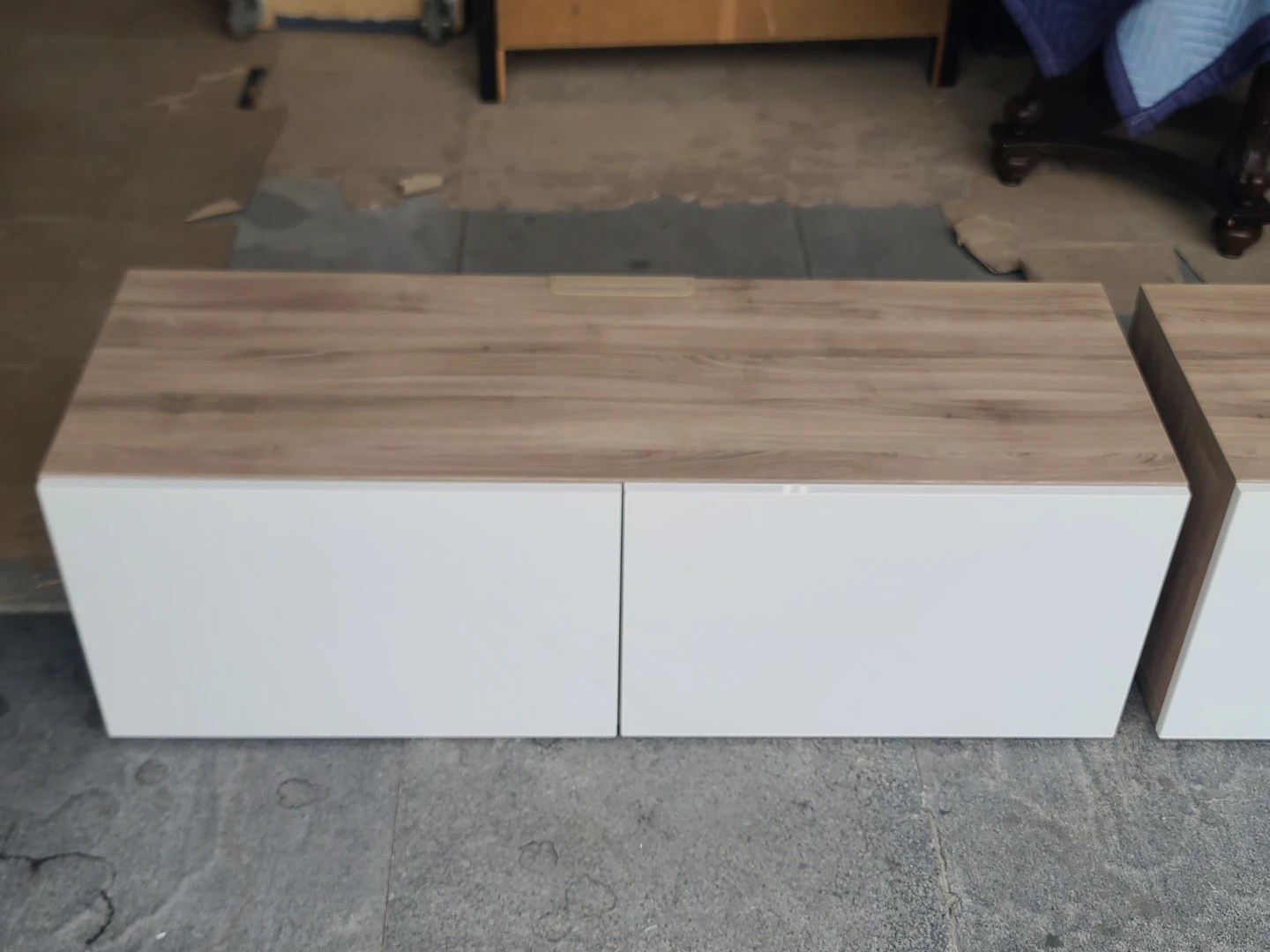 Pair of IKEA BESTA TV Stand with Four Doors - photo 4