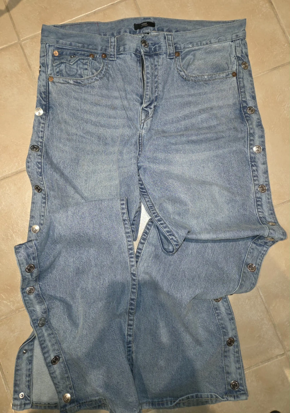 True Religion Vinny Ultra Baggy Jeans Size 36